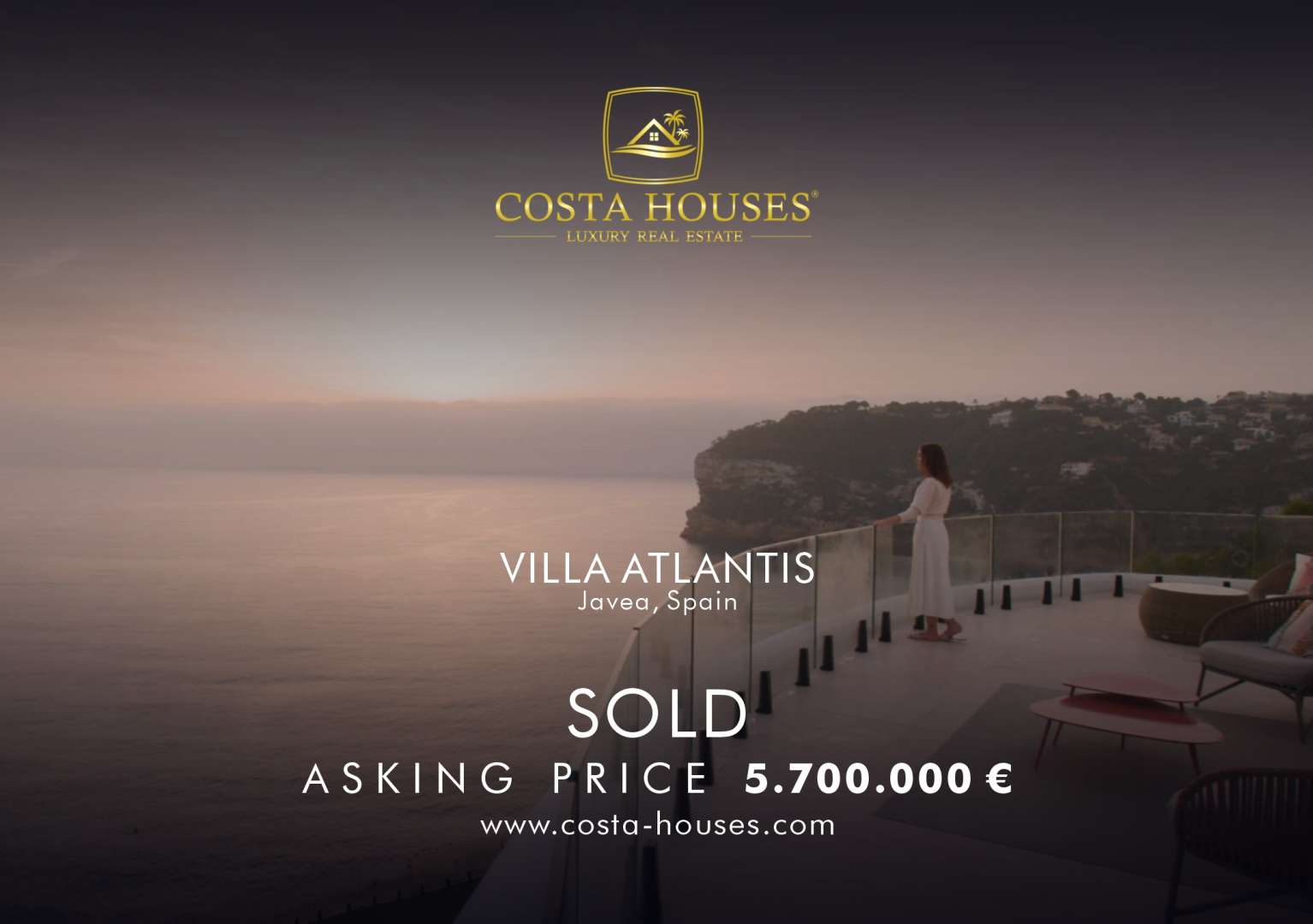 VILLA ATLANTIS A BEACHFRONT JEWEL IN JAVEA SOLD BY COSTA HOUSES LUXURY VILLAS ®️ SPAIN - Winner TOP 100 OF THE WORLD REAL ESTATE BROKERS 2023